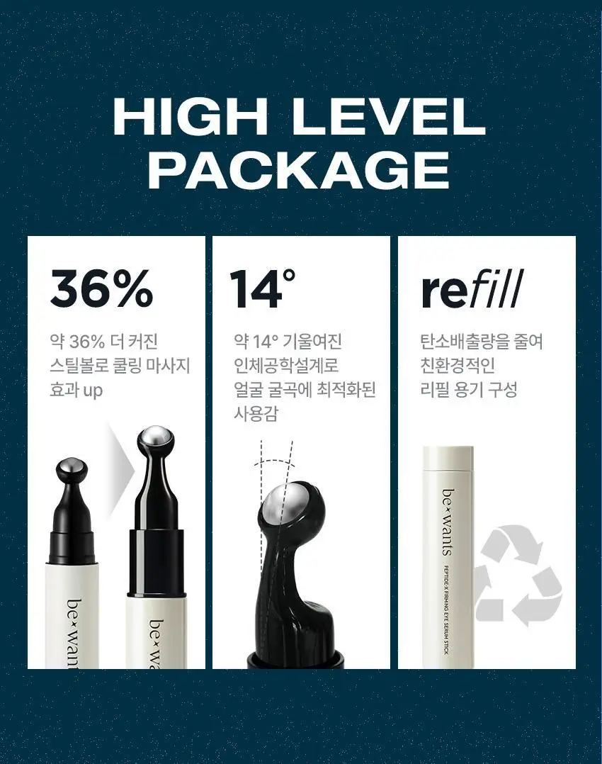 [NCT 태용 PICK/화해1위] 비원츠 펩타이드-X 퍼밍 아이세럼스틱 15ml 상세페이지 11